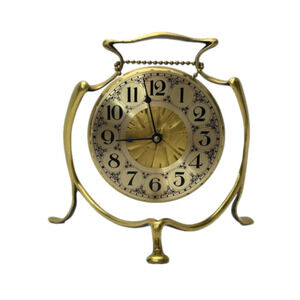 Vintage Brass Clock Hanging Base